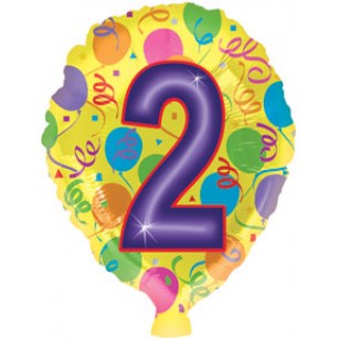 Age 2 Birthday Balloon
